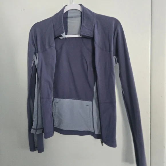 Lululemon Purple and Gray Zip-Up Jacket - Picture 1 of 7